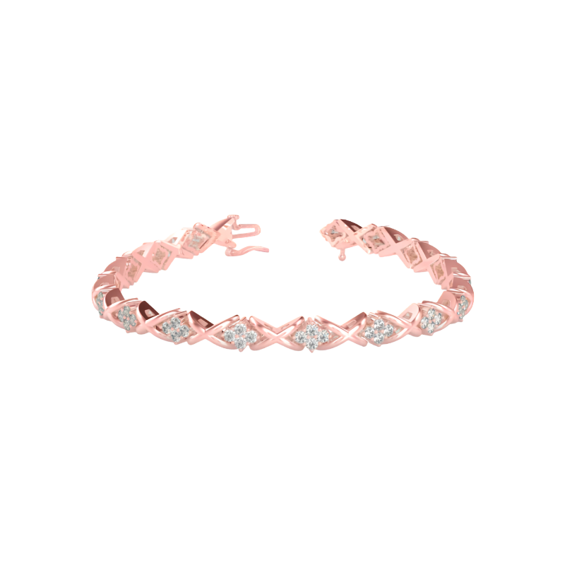 Cluster Flower Bracelet For Women