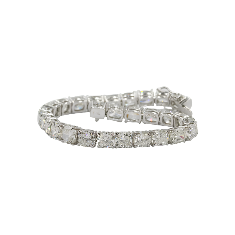 Купить теннисный браслет Cushion Solitaire для женщин