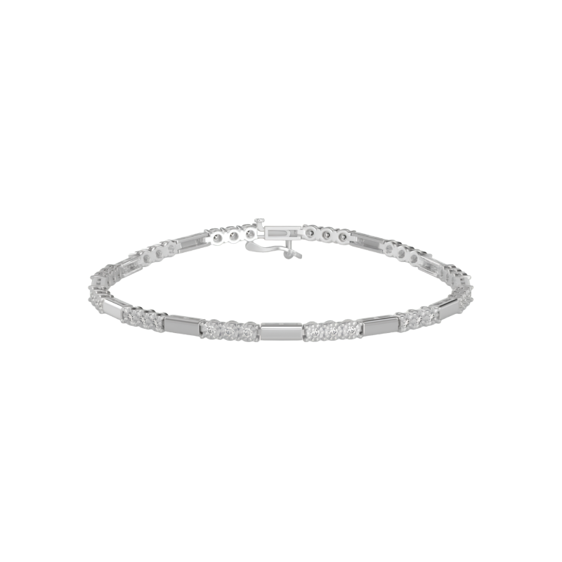 Buy Designer Illusion Setting Tennis Bracelet