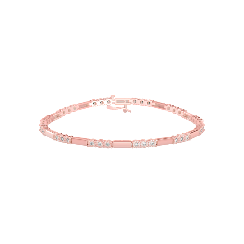 Buy Designer Illusion Setting Tennis Bracelet