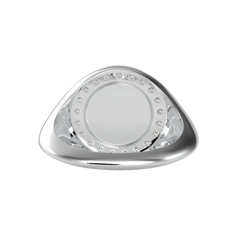 خاتم ألماس للارتداء اليومي من كلستر | Eva-Gems