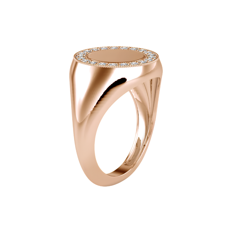 خاتم ألماس للارتداء اليومي من كلستر | Eva-Gems