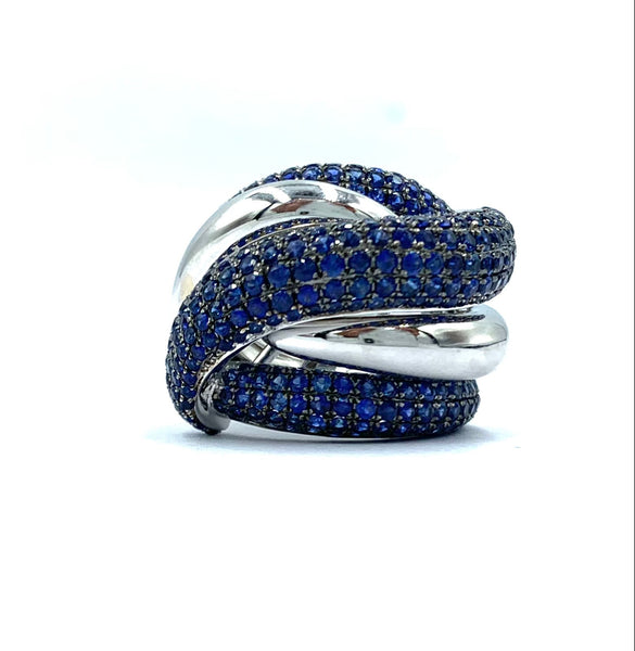 Buy Custom Blue Sapphire Rings for women