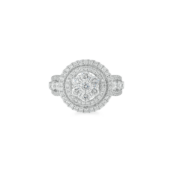 custom diamond ring from Dubai, luxury diamond-studded ring, rose gold diamond ring for special occasions, exquisite diamond ring for weddings, diamond jewelry with worldwide shipping, Dubai’s best custom jewelry store, diamond ring with 18K gold craftsmanship, bespoke diamond jewelry by EVA GEMS.