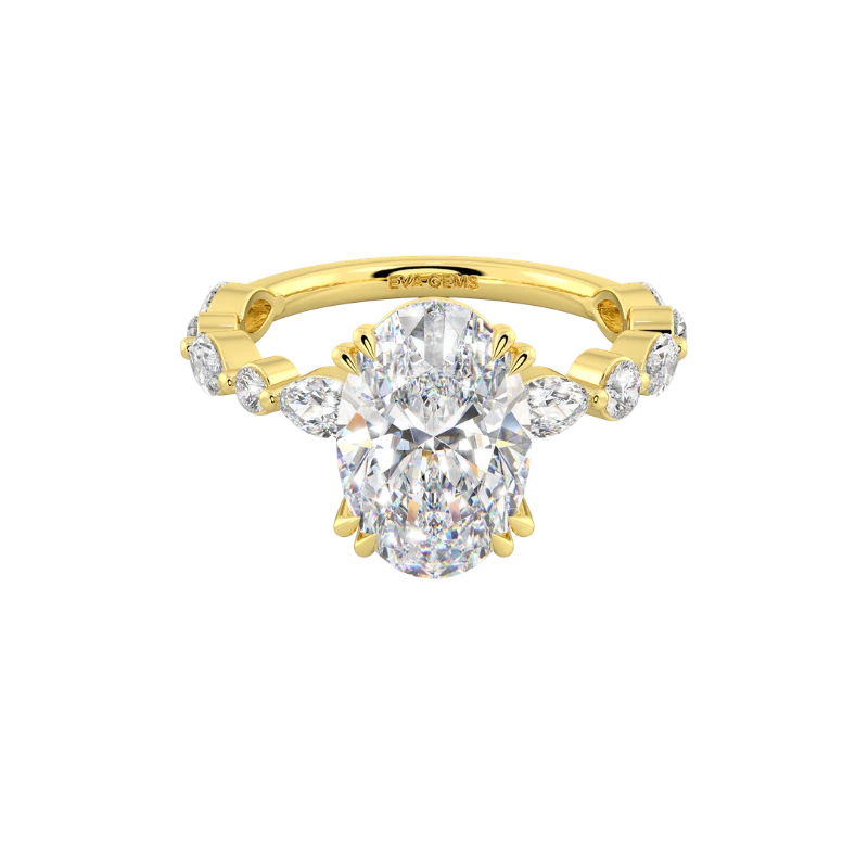 Oval Engagement Ring for Women – EVA GEMS
