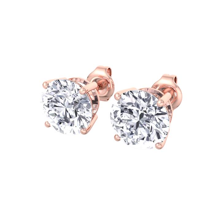 Luxury Tiffany-inspired diamond earrings for women