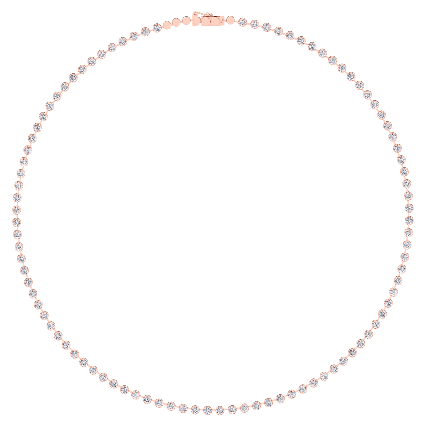 Premium tennis necklace crafted with high-quality diamonds