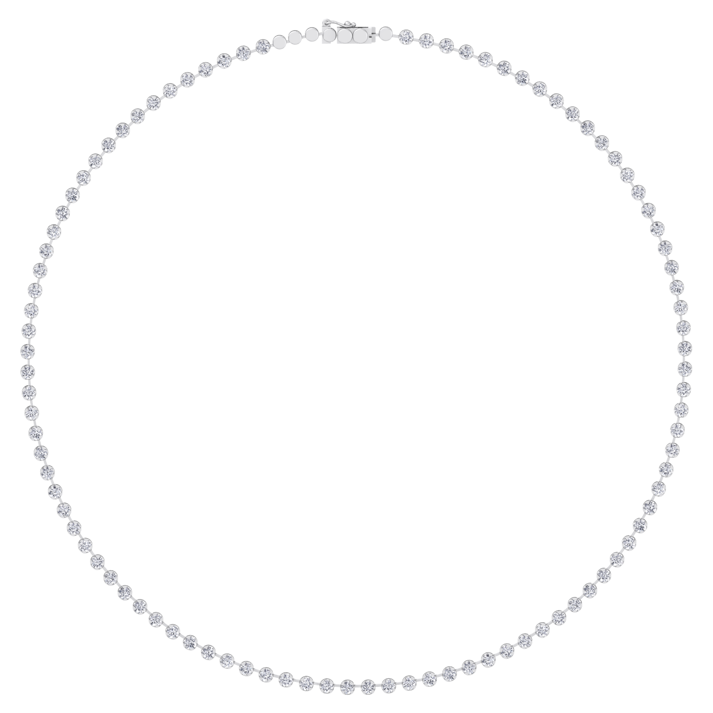 Diamond tennis necklace for weddings and events