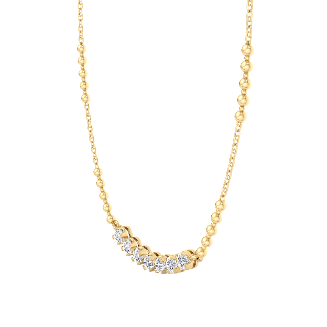 Ожерелье с подвеской «Semi-Tennis Riviera Stacking Diamond» – EVA GEMS