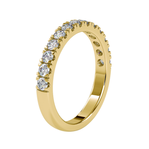 Rose Gold Half Eternity Ring