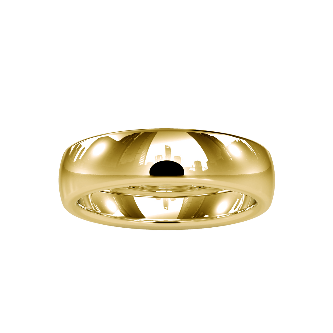 Plain Gold Wedding Band For Women