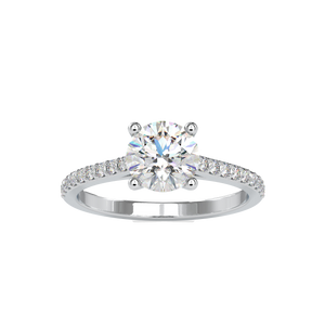 Single Row Diamond Ring