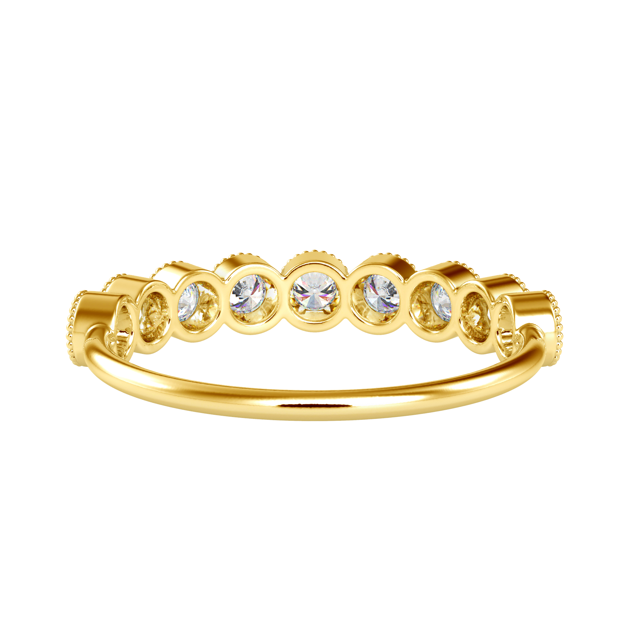 Classic Bezzle Style Eternity Diamond Ring | Eva-Gems