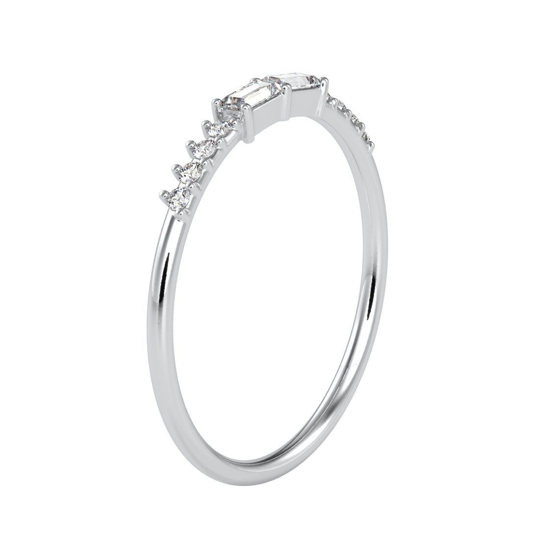 اشتري خاتم الماس صغير الحجم من الزمرد للنساء