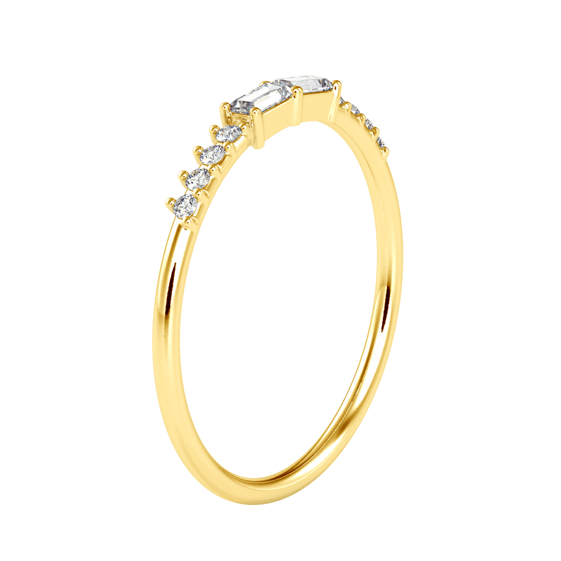 اشتري خاتم الماس صغير الحجم من الزمرد للنساء