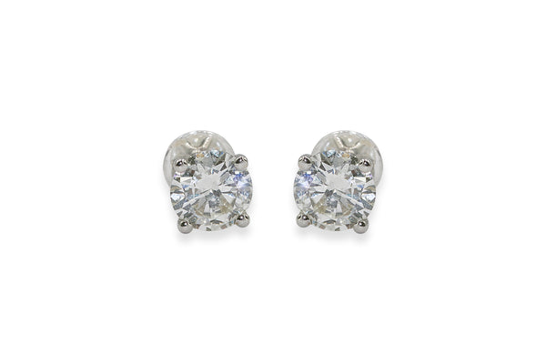 4 Prong Solitaire Earrings | Be Classy Wear Eva-Gems