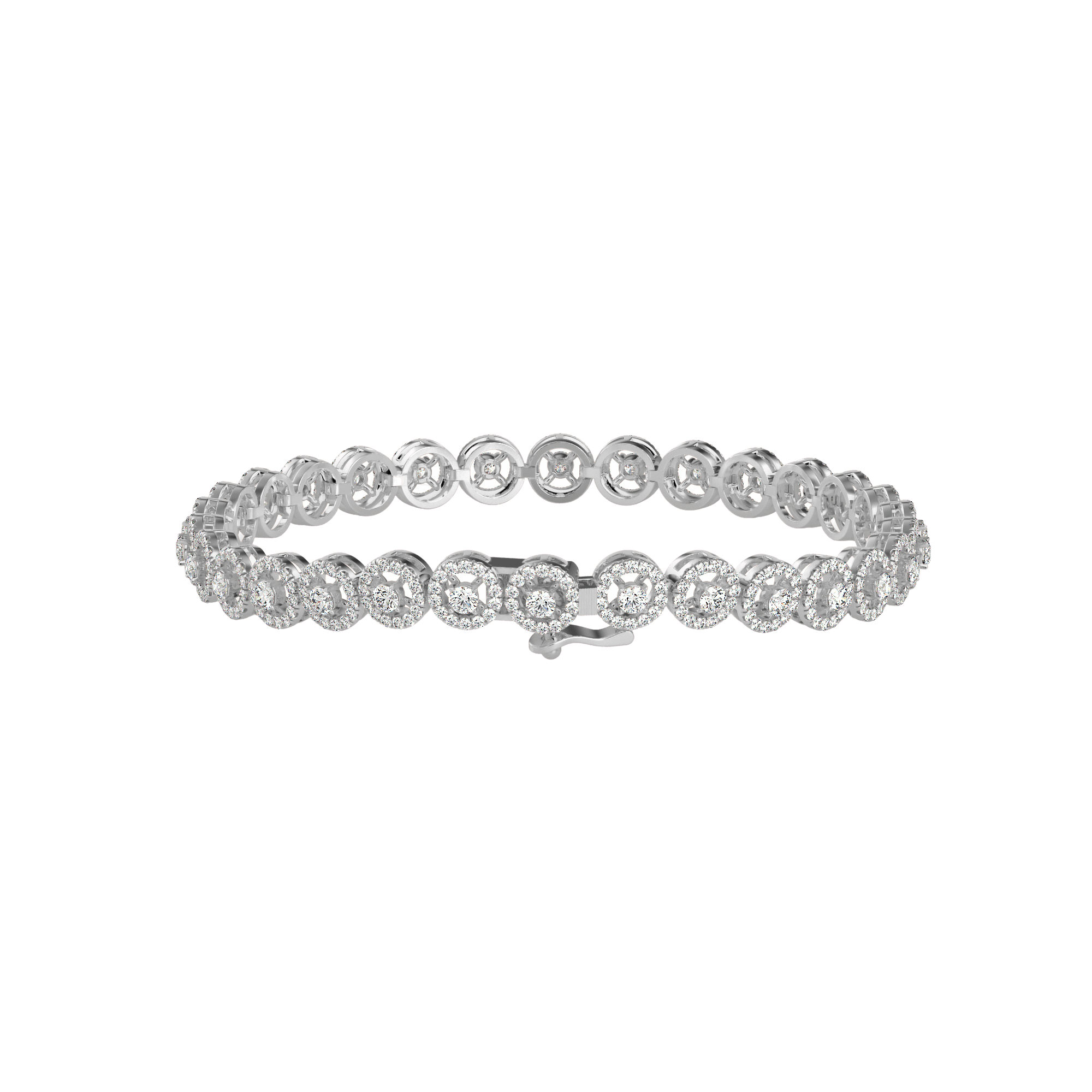 Buy Diamond Halo Bracelet For Women