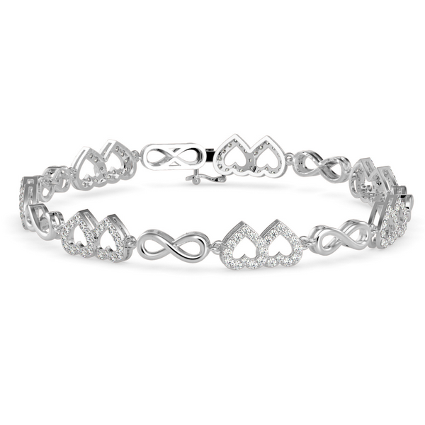 Buy Heart Diamond Bracelet For Women