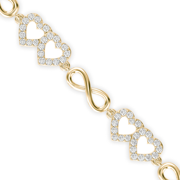 Buy Heart Diamond Bracelet For Women