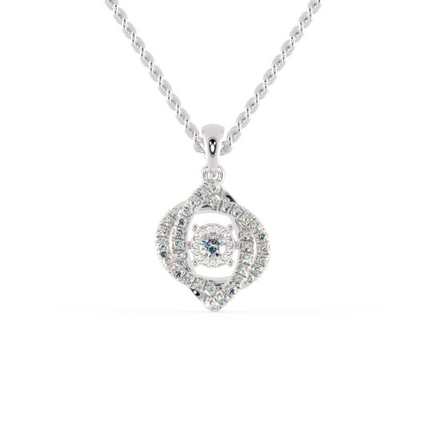 Buy Illusion Setting Diamond Necklace For Women