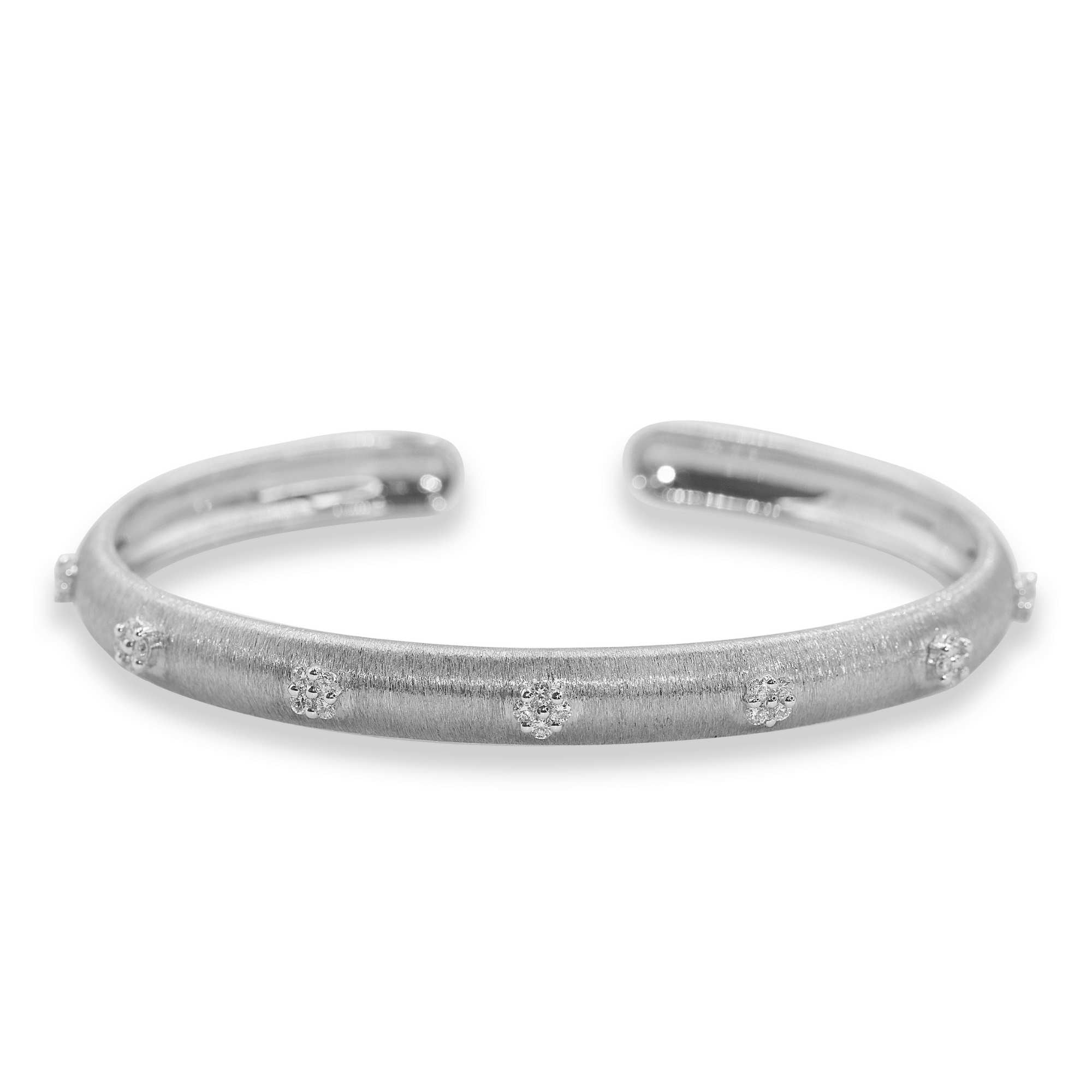 Macri Classica White Gold Bangle For Women