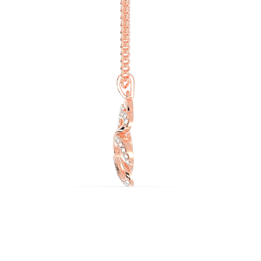 Luxury custom butterfly diamond necklace – a masterpiece by EVA GEMS.