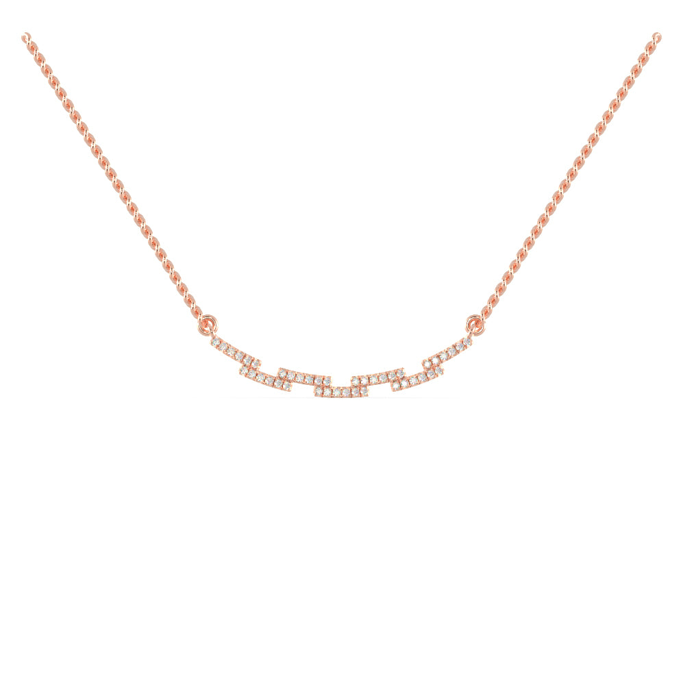 Buy Designer Cluster Diamond Necklace For Women