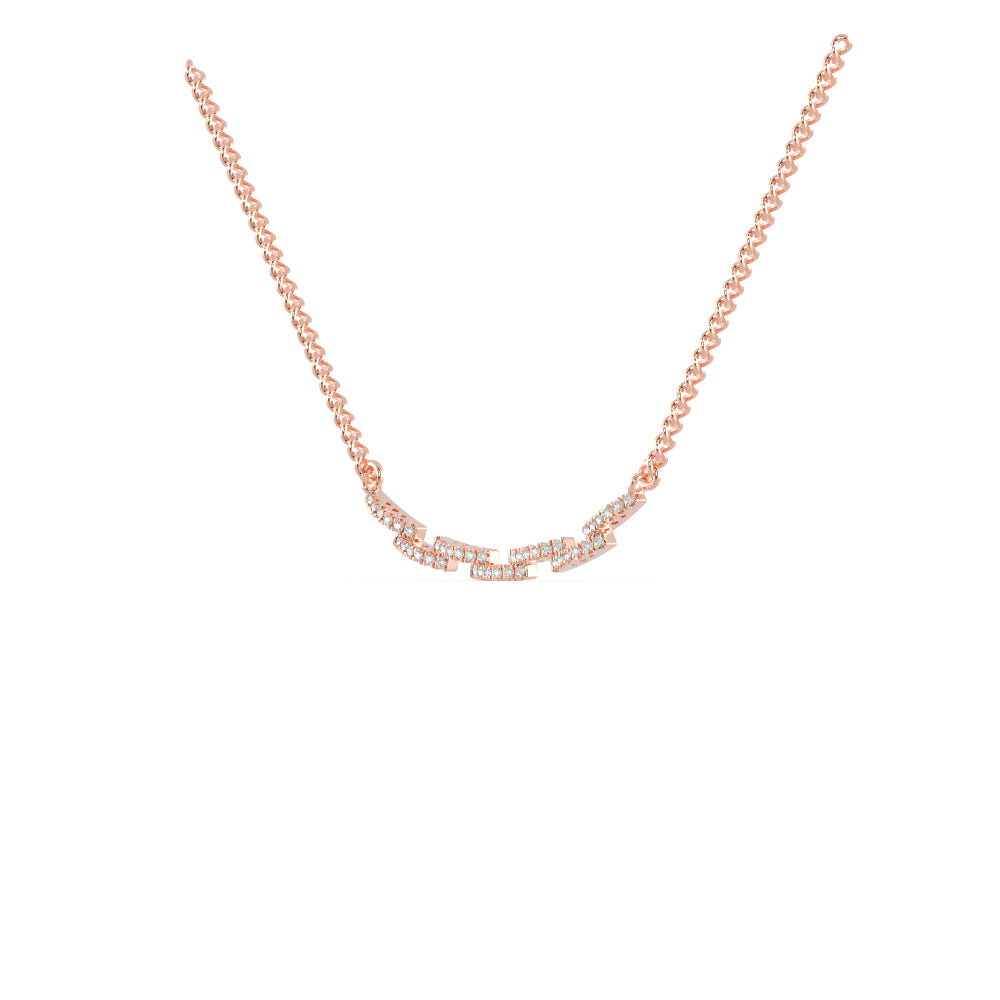 Buy Designer Cluster Diamond Necklace For Women