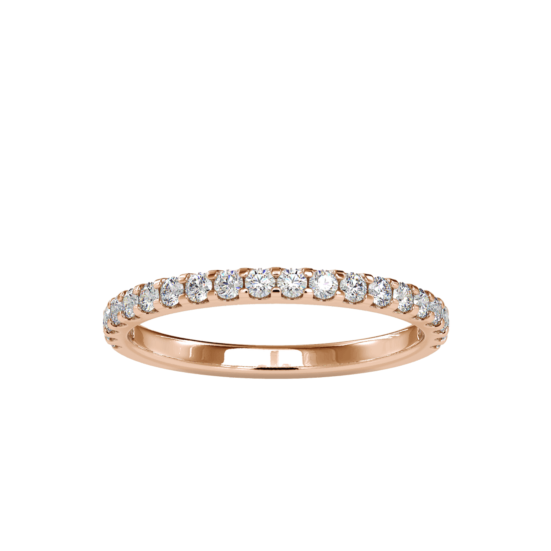 Buy Half Eternity Diamond Ring For Women Ring Eva Gems Rose Gold 3(14.0mm)