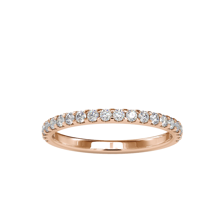 Buy Half Eternity Diamond Ring For Women Ring Eva Gems Rose Gold 3(14.0mm)