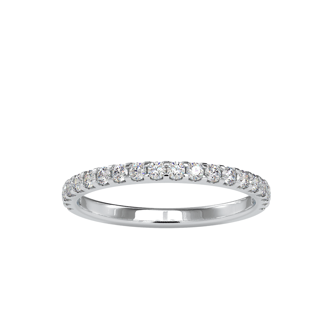 Buy Half Eternity Diamond Ring For Women Ring Eva Gems White Gold 3(14.0mm)