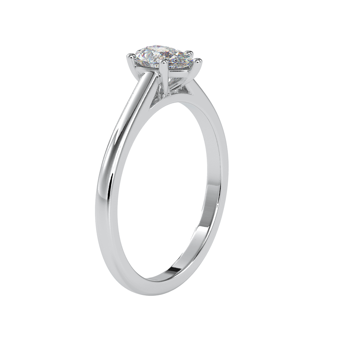 Pear Solitaire Diamond Ring For Women Ring Eva Gems