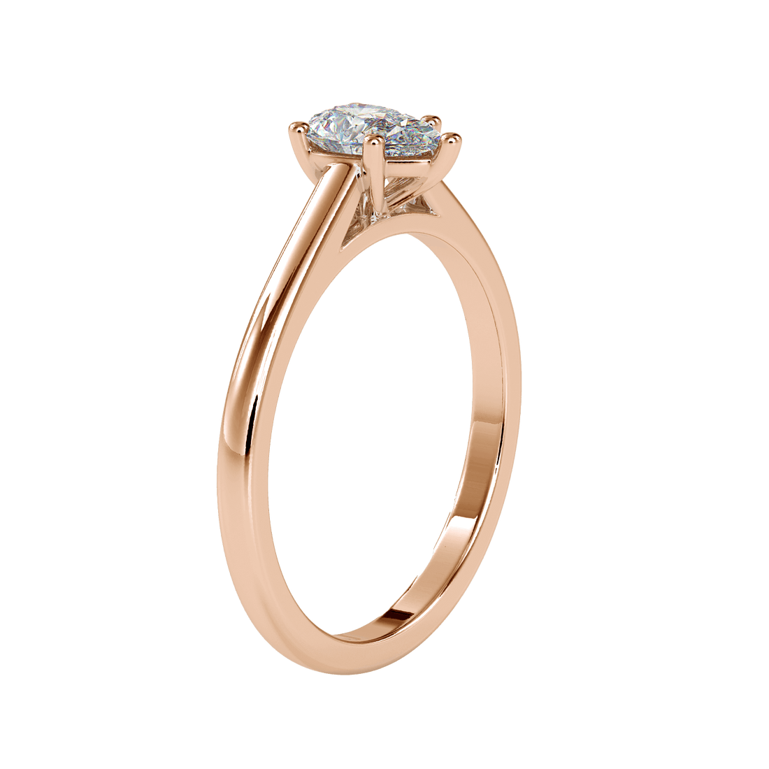 Pear Solitaire Diamond Ring For Women Ring Eva Gems