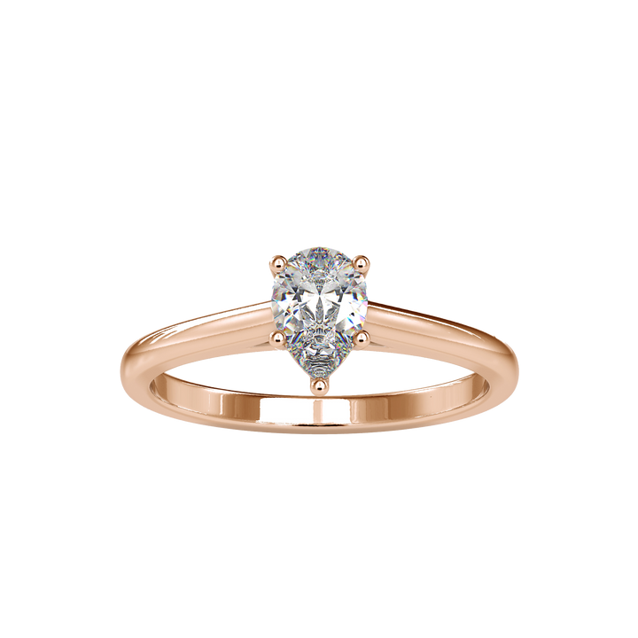 pear shaped diamond engagement ring