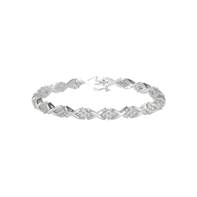 Cluster Flower Bracelet For Women