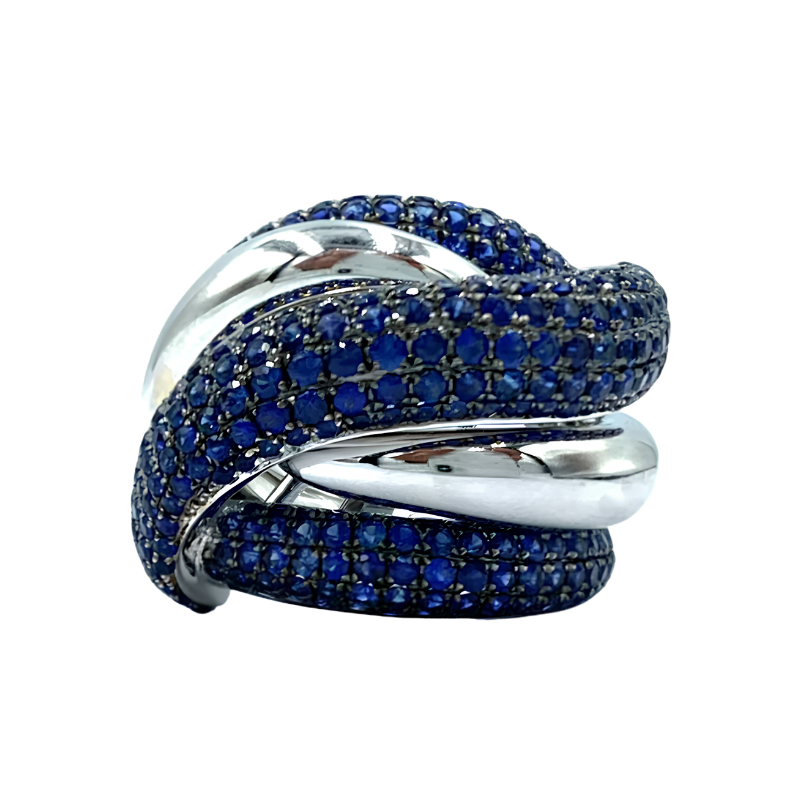 Custom Blue Sapphire Rings for women