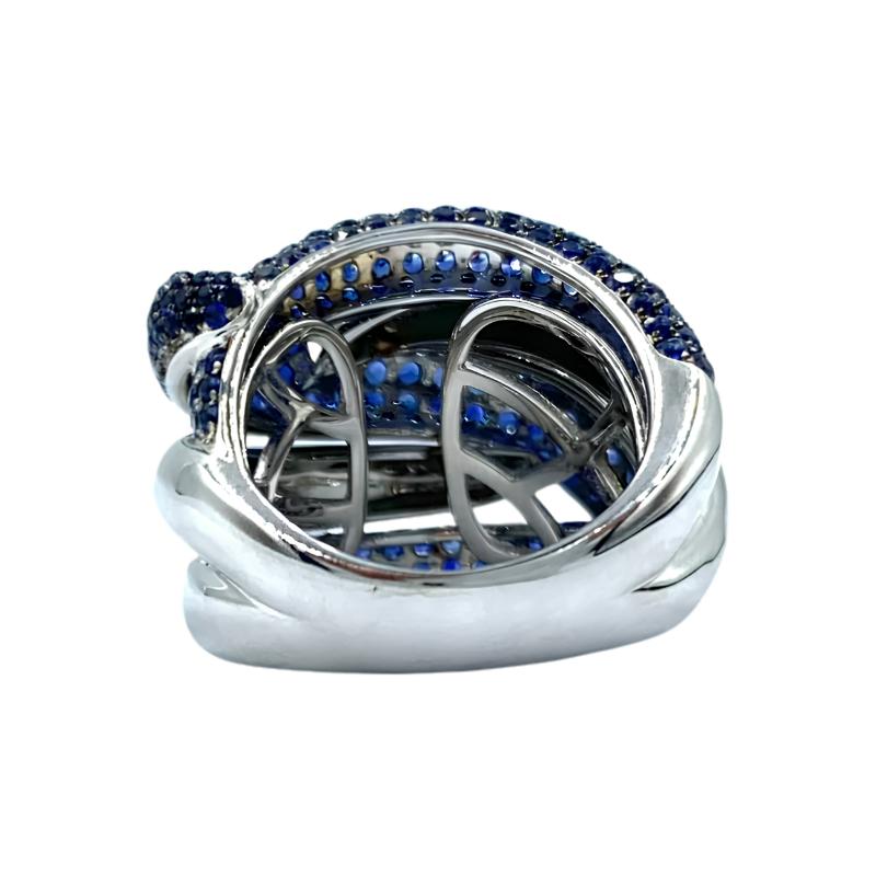 Custom Blue Sapphire Rings for women