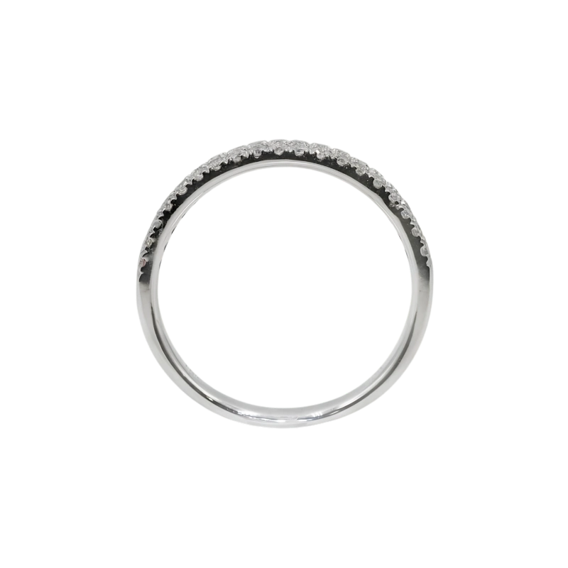 Round Diamond Wedding Band For Women