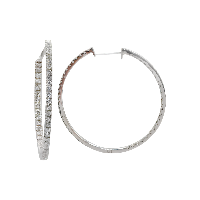 Buy Dual Style Hoop Earrings For Women