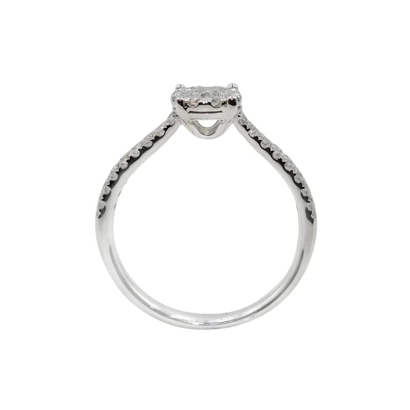 Floral Engagement Ring For Women