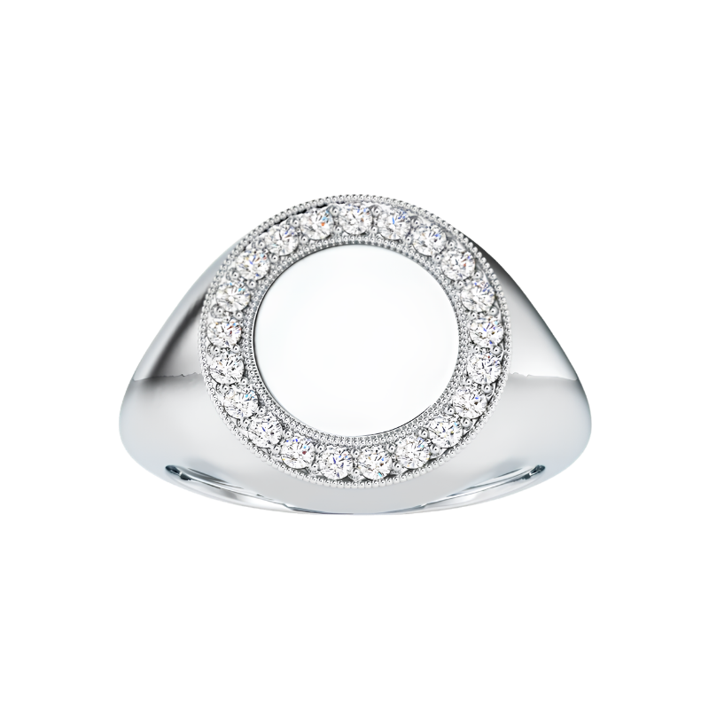 خاتم ألماس للارتداء اليومي من كلستر | Eva-Gems
