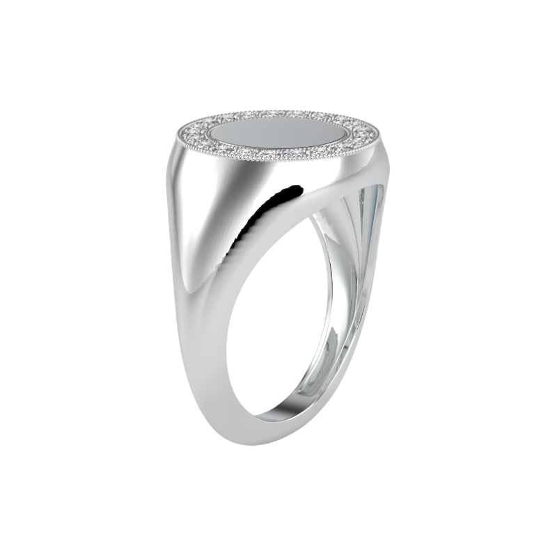 خاتم ألماس للارتداء اليومي من كلستر | Eva-Gems