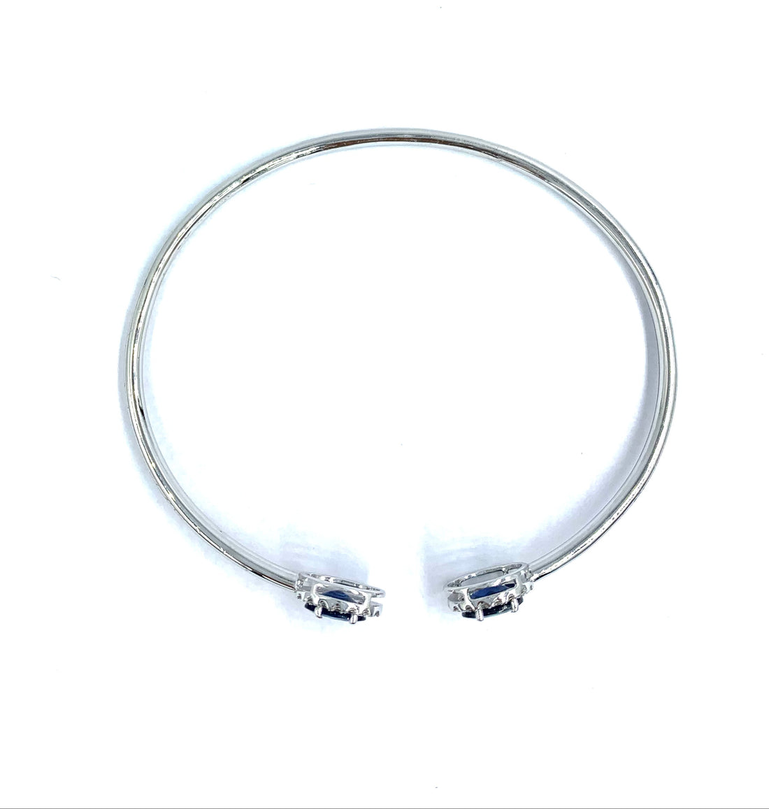 Buy Blue sapphire Diamond Bangle for women