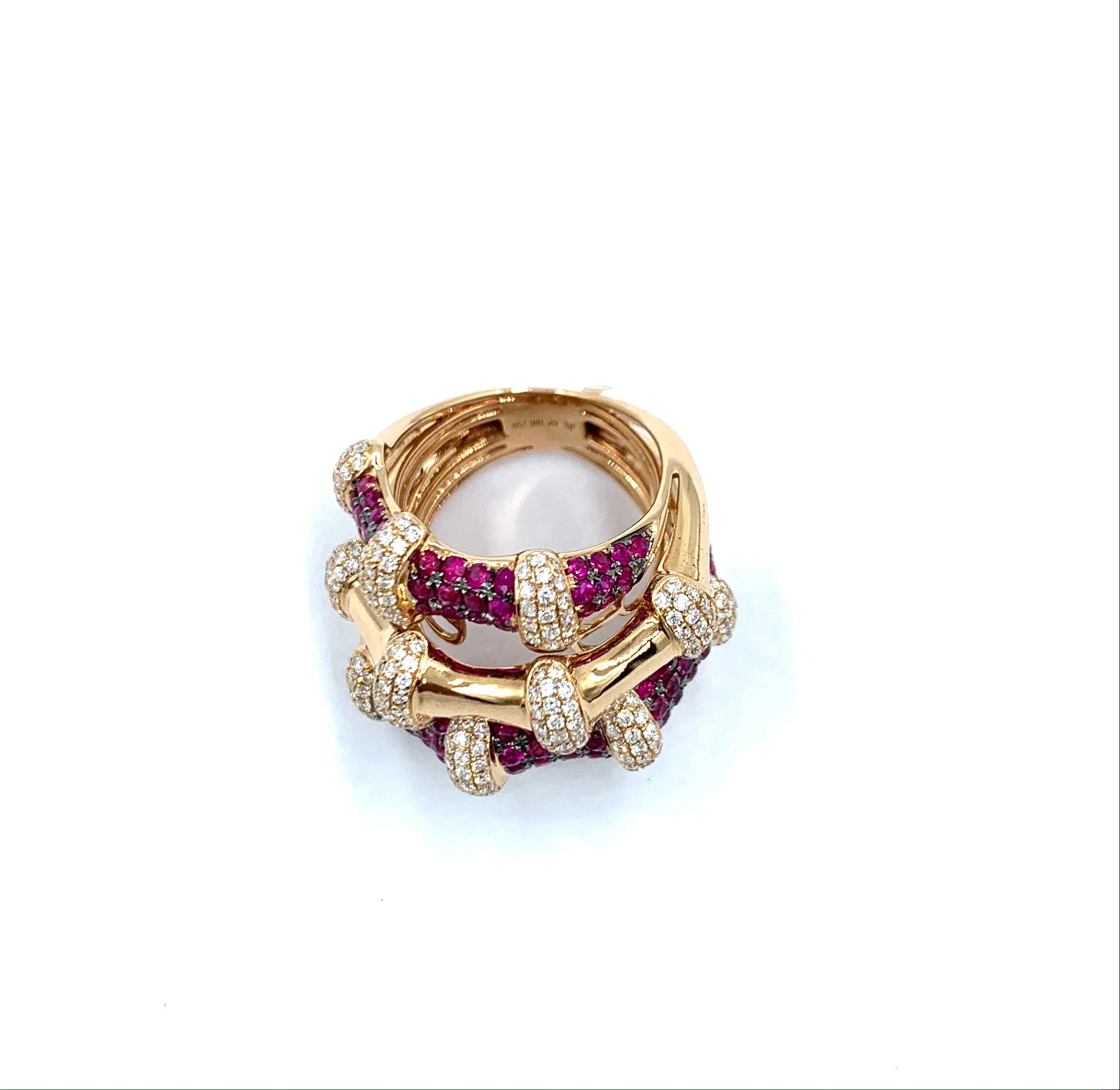 Buy Diamond Ruby Ring For Women