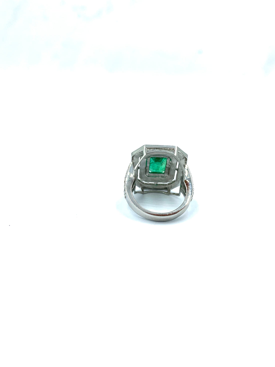 Buy fancy emerald diamond ring