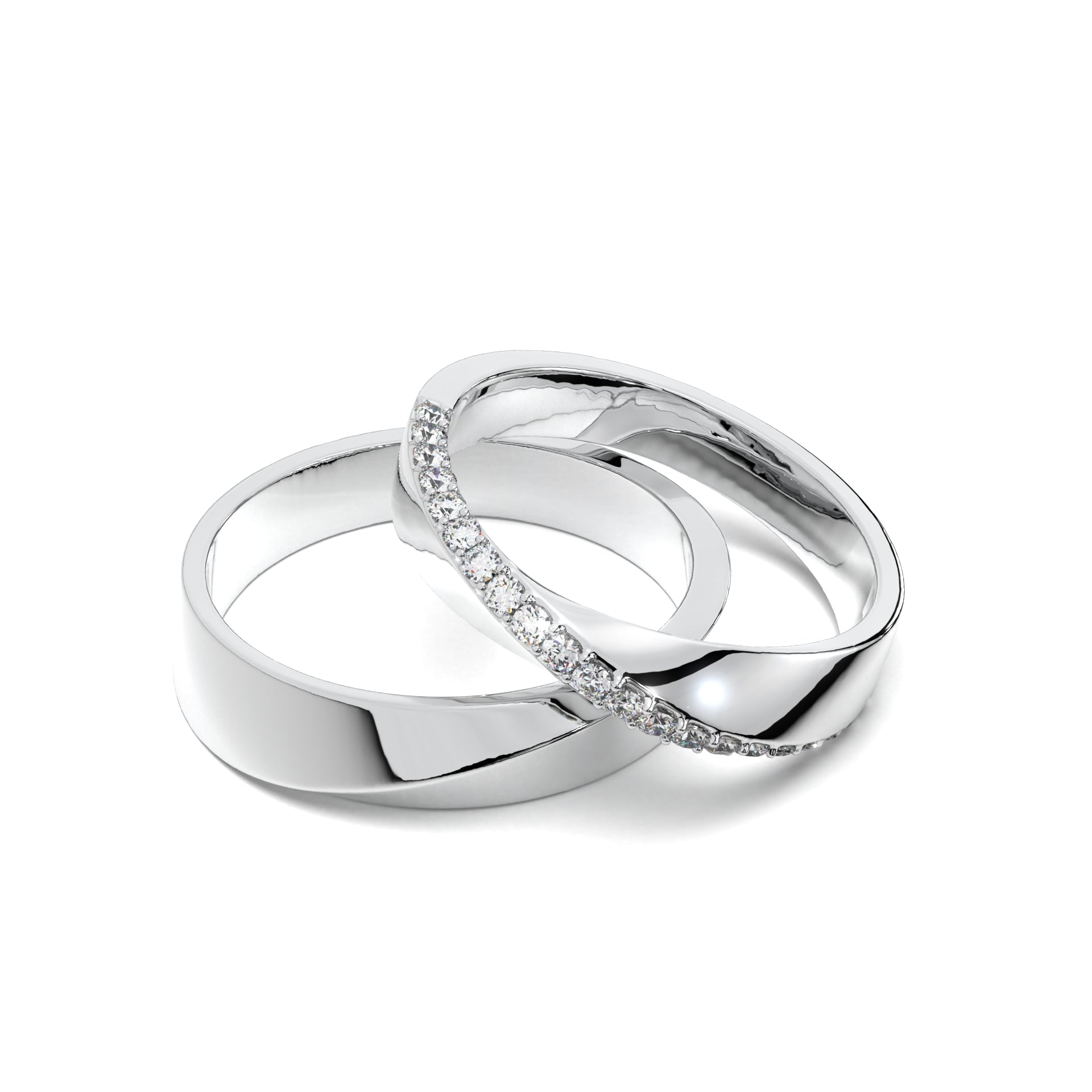 Couple diamond wedding bands set 18k gold,
Lab grown diamond couple rings 0.85 carats,
Matching wedding bands with diamonds 18k gold,
Elegant his and hers diamond wedding rings