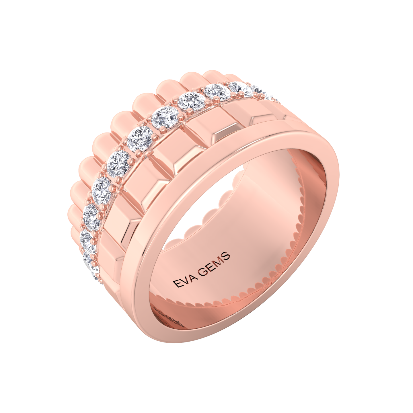 Blocks Quatre Radiant Edition 18-karat Gold Diamond Ring