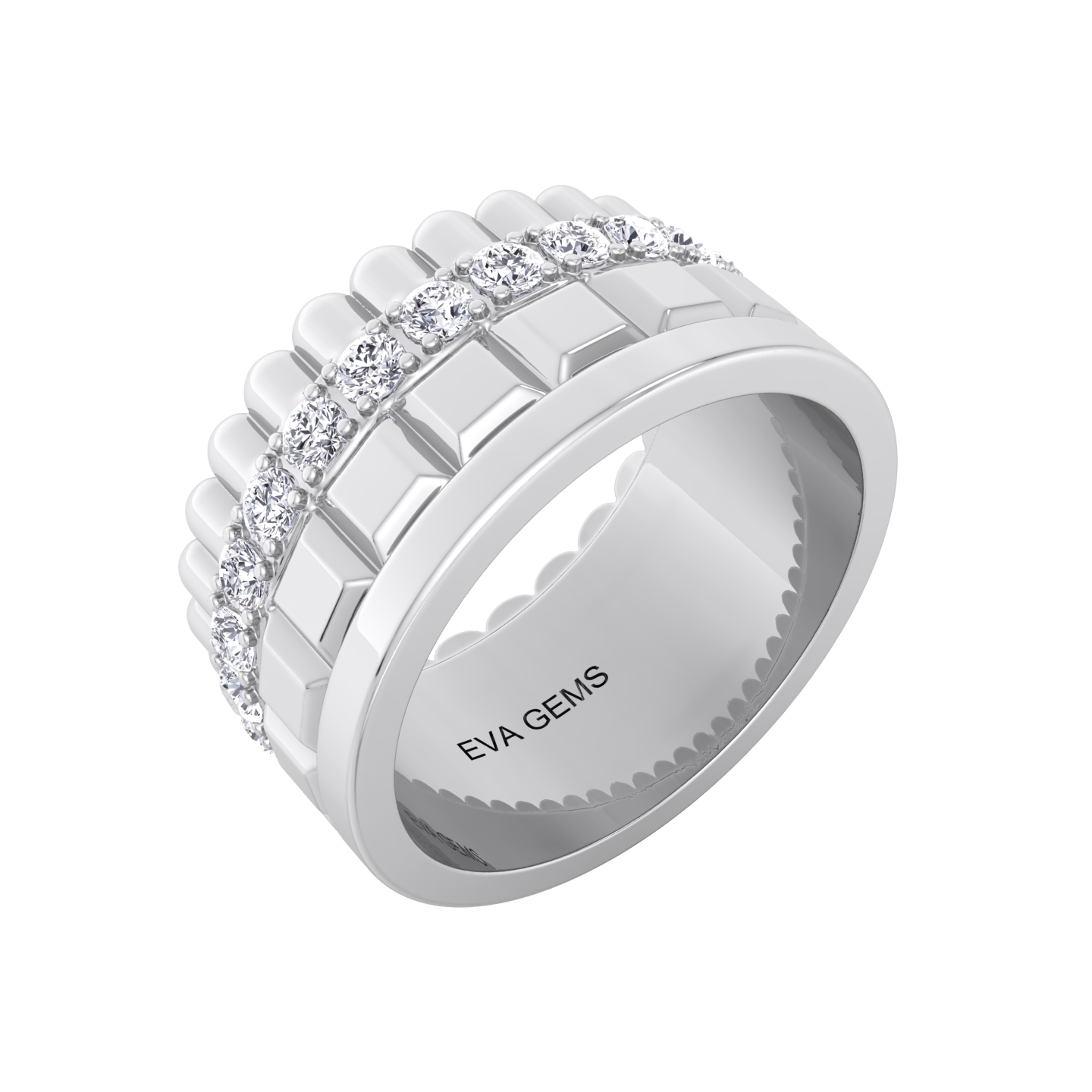 Blocks Quatre Radiant Edition 18-karat Gold Diamond Ring