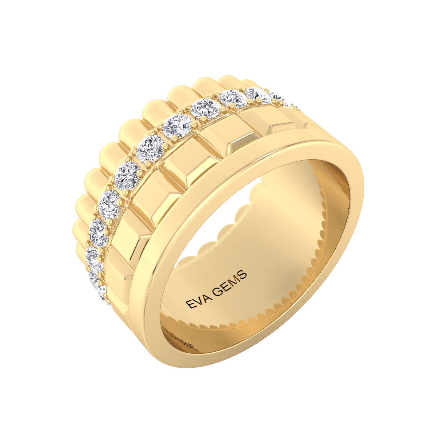 Blocks Quatre Radiant Edition 18-karat Gold Diamond Ring