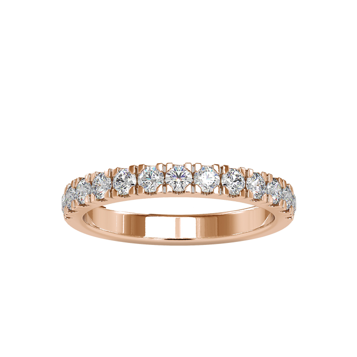 Rose Gold Half Eternity Ring